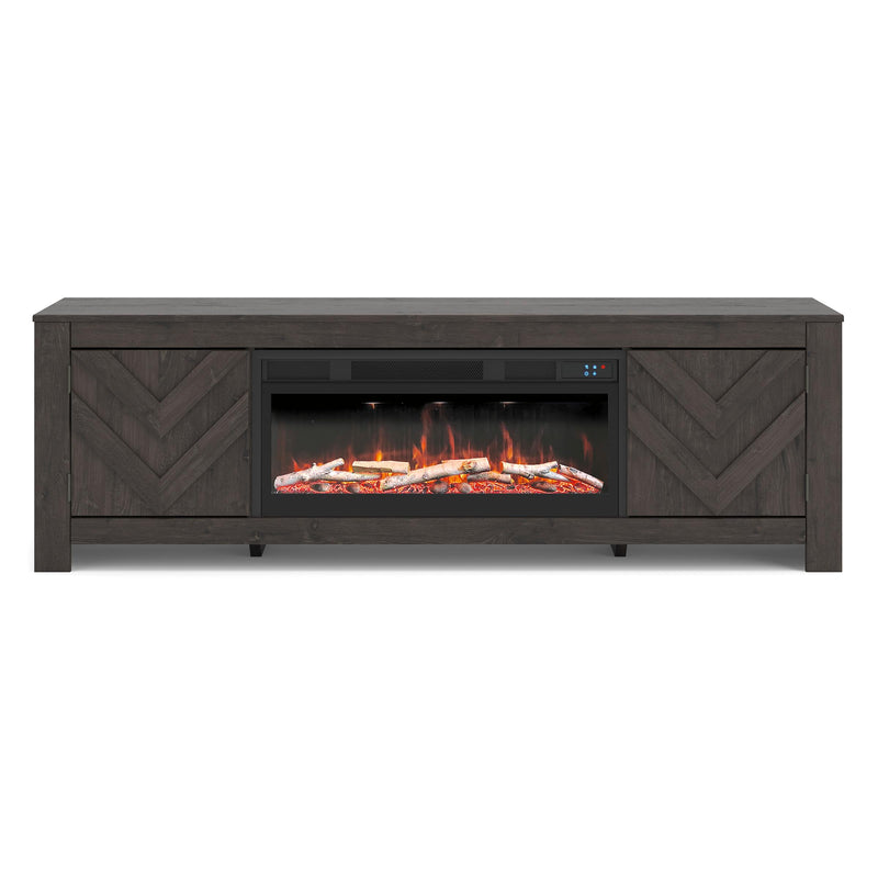 Signature Design by Ashley Cayboni W3789W1 71" TV Stand with Electric Fireplace IMAGE 2