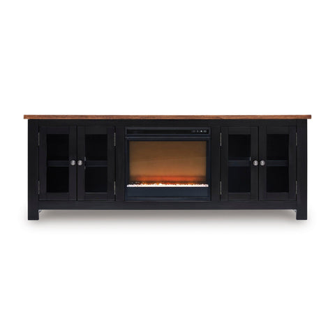  Signature Design by Ashley Wildenauer W664W2 76" TV Stand with Electric Fireplace IMAGE 1