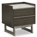  Ashley Arkenton B786-92 Two Drawer Night Stand IMAGE 1