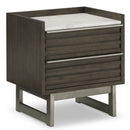  Ashley Arkenton B786-92 Two Drawer Night Stand IMAGE 1