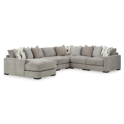 Benchcraft Aslan Court 20305S8 6 pc Sectional with Chaise IMAGE 1