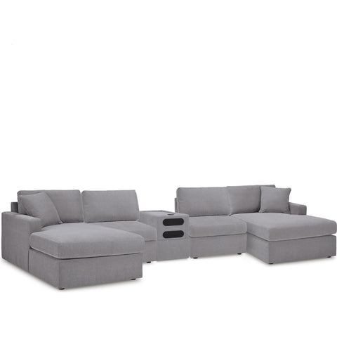  Signature Design by Ashley Modmax 92104S70 5 pc Sectional with Audio Console IMAGE 1
