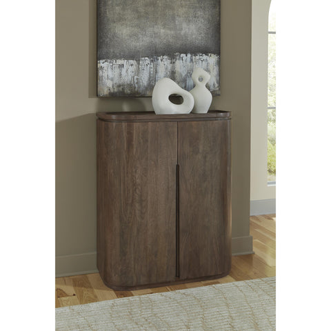  Signature Design by Ashley Landermont A4000697 Bar Cabinet IMAGE 4