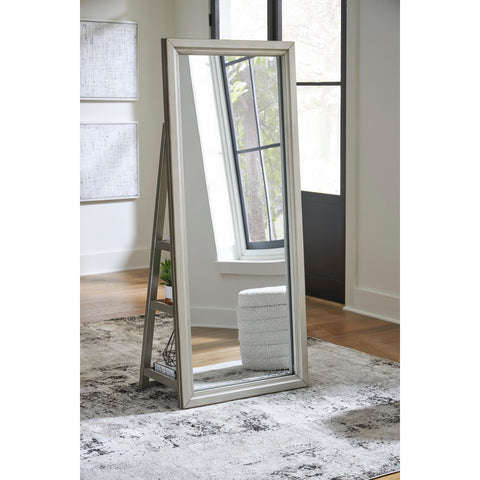  Signature Design by Ashley Evesen A8010380 Floor Standing Mirror/Storage IMAGE 4