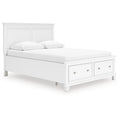  Signature Design by Ashley Fortman B680B20 Queen Panel Storage Bed IMAGE 1