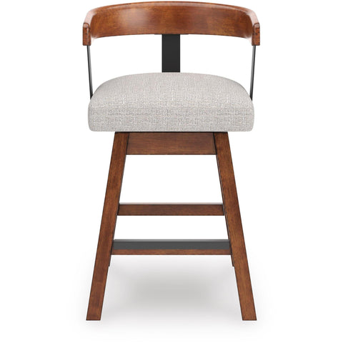  Signature Design by Ashley Ralene D594-224 Upholstered Swivel Barstool IMAGE 2