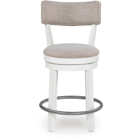  Signature Design by Ashley Robbinsdale D642-224 Upholstered Swivel Barstool IMAGE 2