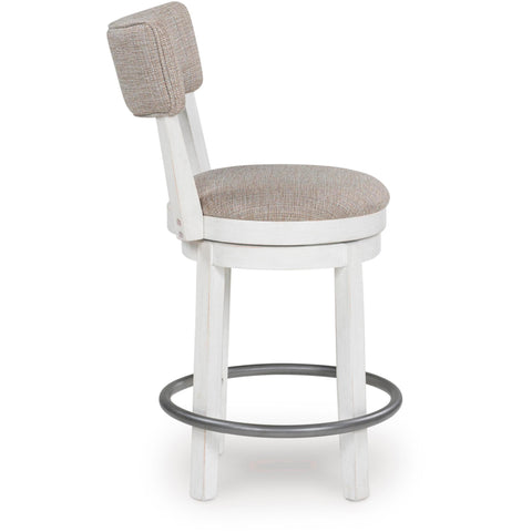  Signature Design by Ashley Robbinsdale D642-224 Upholstered Swivel Barstool IMAGE 3