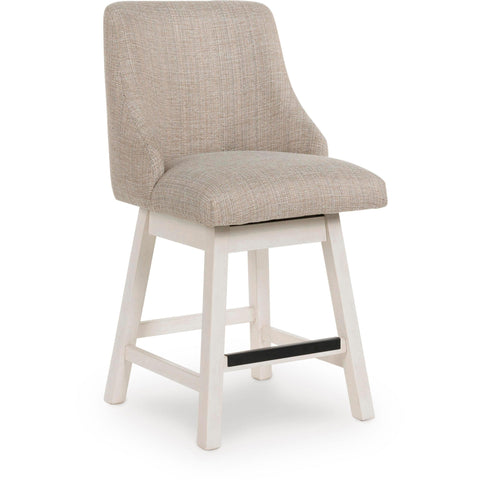  Signature Design by Ashley Robbinsdale D642-324 Upholstered Swivel Barstool IMAGE 1