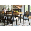  Signature Design by Ashley Galliden D841-55 Rectangular Dining Room Extension Table IMAGE 12