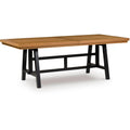  Signature Design by Ashley Galliden D841-55 Rectangular Dining Room Extension Table IMAGE 2