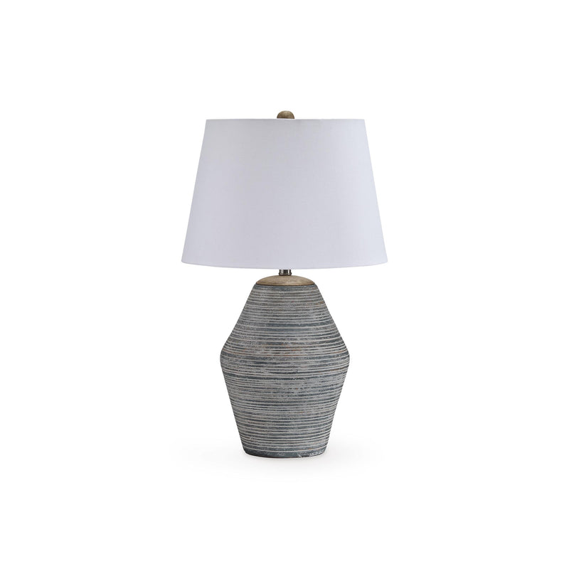  Signature Design by Ashley Lawrock L100834 Terracotta Table Lamp IMAGE 1