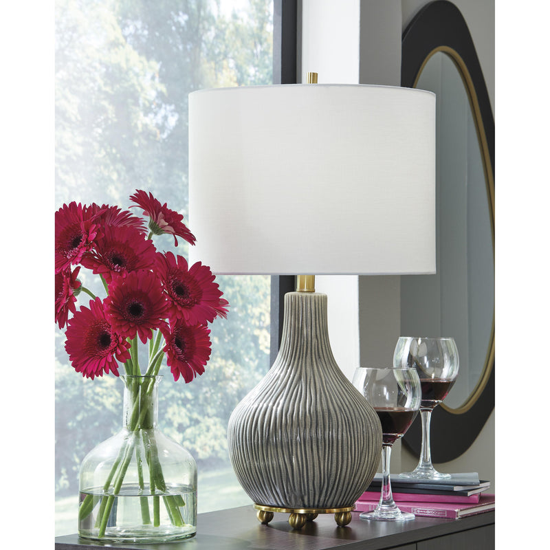  Signature Design by Ashley Judlen L100844 Ceramic Table Lamp IMAGE 2