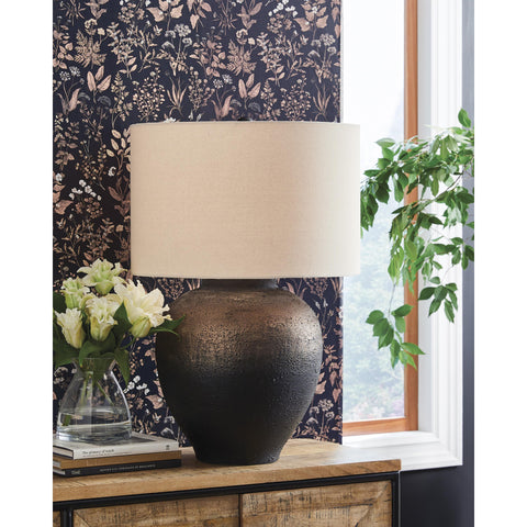  Signature Design by Ashley Newgerhard L207644 Metal Table Lamp IMAGE 2