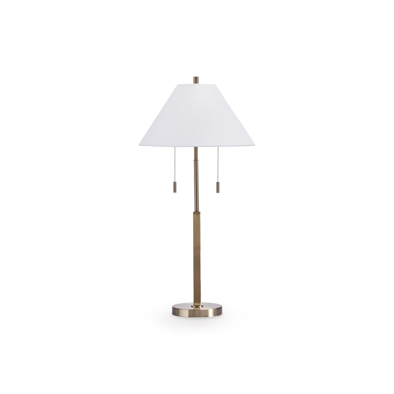  Signature Design by Ashley Haigwood L208474 Metal Table Lamp IMAGE 1