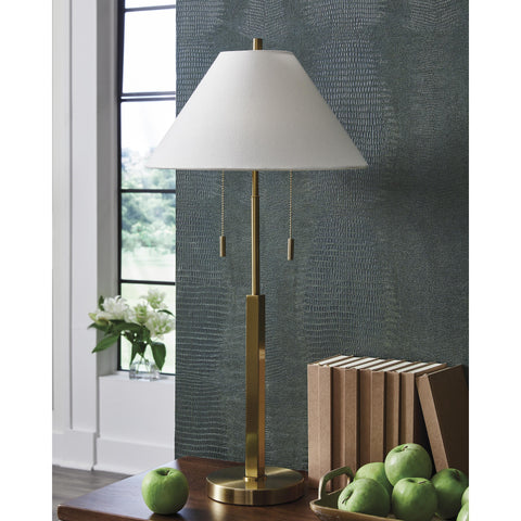  Signature Design by Ashley Haigwood L208474 Metal Table Lamp IMAGE 2