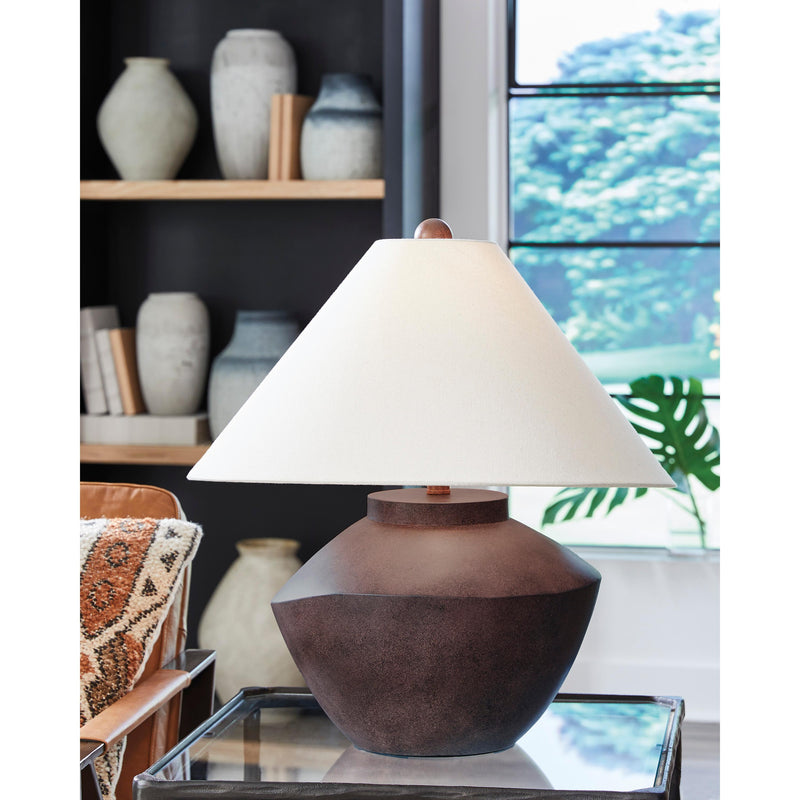  Signature Design by Ashley Honsworth L235994 Poly Table Lamp IMAGE 2