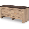  Signature Design by Ashley Kinlanni PCB1360-09 Bedroom Upholstered Storage Bench IMAGE 3