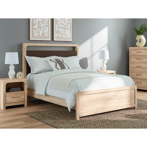  Signature Design by Ashley Kinlanni PCB1360-57 Queen Upholstered Panel Headboard IMAGE 3