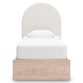  Signature Design by Ashley Arloster PCB1566B4 Twin Upholstered Panel Bed with Storage IMAGE 3