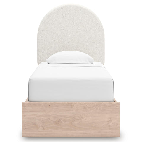  Signature Design by Ashley Arloster PCB1566B4 Twin Upholstered Panel Bed with Storage IMAGE 3