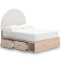  Signature Design by Ashley Arloster PCB1566B5 Full Upholstered Panel Bed with Storage IMAGE 2