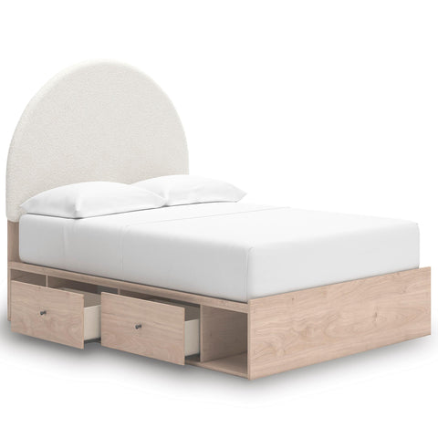  Signature Design by Ashley Arloster PCB1566B5 Full Upholstered Panel Bed with Storage IMAGE 2