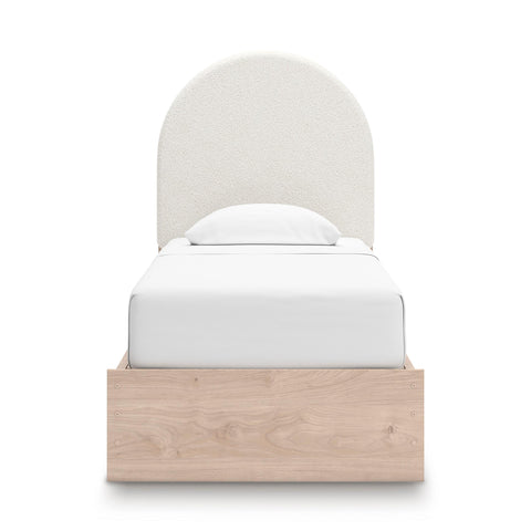  Signature Design by Ashley Arloster PCB1566B6 Twin Upholstered Panel Bed with Storage IMAGE 3