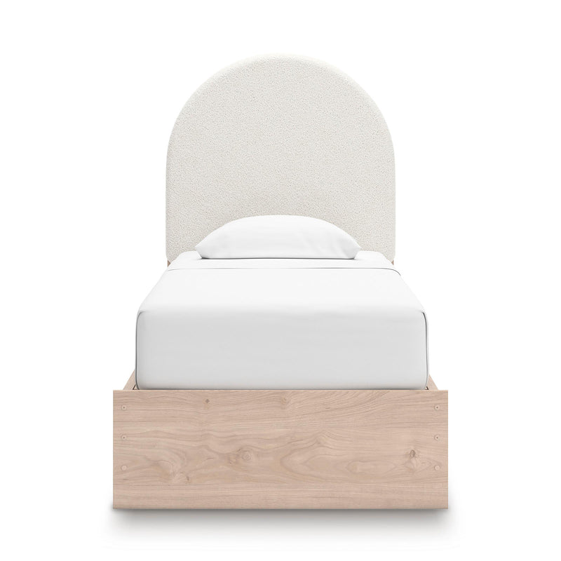  Signature Design by Ashley Arloster PCB1566B6 Twin Upholstered Panel Bed with Storage IMAGE 3