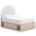  Signature Design by Ashley Arloster PCB1566B7 Full Upholstered Panel Bed with Storage IMAGE 1