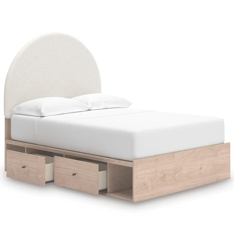  Signature Design by Ashley Arloster PCB1566B7 Full Upholstered Panel Bed with Storage IMAGE 2