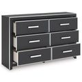  Signature Design by Ashley Zuraleus PCB3380-31 Six Drawer Dresser IMAGE 2