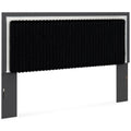  Signature Design by Ashley Zuraleus PCB3380-58 King Upholstered Panel Headboard IMAGE 1