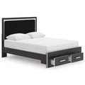  Signature Design by Ashley Zuraleus PCB3380B4 Queen Upholstered Panel Storage Bed IMAGE 2