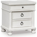  Signature Design by Ashley Rowlenstown PCB823-93 Three Drawer Night Stand IMAGE 1