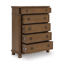  Signature Design by Ashley Rowlenstown PCB824-46 Five Drawer Chest IMAGE 2