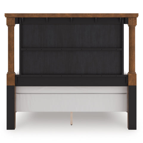  Signature Design by Ashley Rowlenstown PCB824B2 Queen Poster Bed IMAGE 4