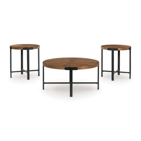  Signature Design by Ashley Crosstrail T483-13 Occasional Table Set IMAGE 2