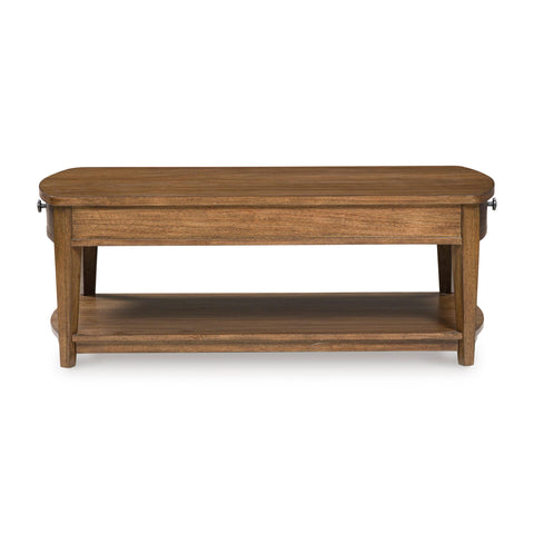  Signature Design by Ashley Burkbyer T513-1 Rectangular Cocktail Table IMAGE 3