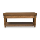  Signature Design by Ashley Burkbyer T513-1 Rectangular Cocktail Table IMAGE 3