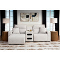  Signature Design by Ashley ModMax II 65907S18 3 pc Power Reclining Sectional with Chaise and Audio Console IMAGE 1