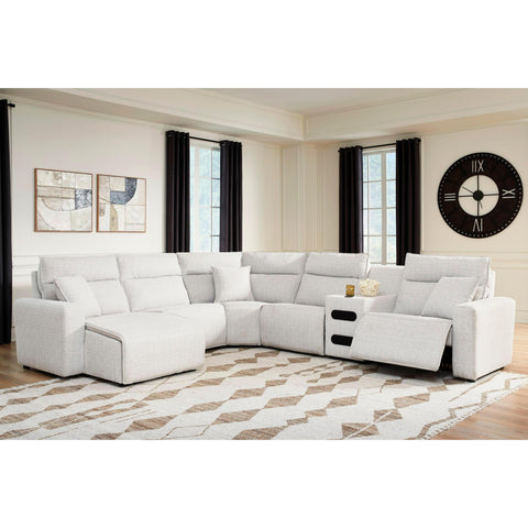 Signature Design by Ashley ModMax II 65907S29 6 pc Reclining Sectional with Chaise and Audio Console IMAGE 2