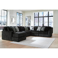  Signature Design by Ashley Midnight-Madness 98103S23 6 pc Sectional with Chaise IMAGE 2