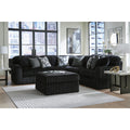  Signature Design by Ashley Midnight-Madness 98103S26 5 pc Sectional IMAGE 5