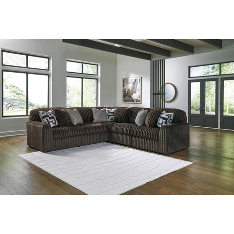  Signature Design by Ashley Midnight-Madness 98104S26 5 pc Sectional IMAGE 2