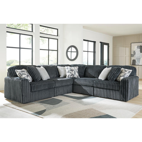  Signature Design by Ashley Midnight-Madness 98105S27 5 pc Sectional IMAGE 1