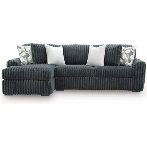  Signature Design by Ashley Midnight-Madness 98105S4 2 pc Sectional Sofa Chaise IMAGE 1