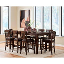  Signature Design by Ashley Haddigan D596-32 Dining Room Counter Butterfly Extension Table IMAGE 9