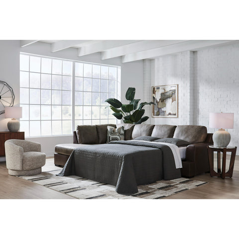 Signature Design by Ashley Castille Way PC62703S4 2 pc Sleeper Sectional with Chaise IMAGE 3