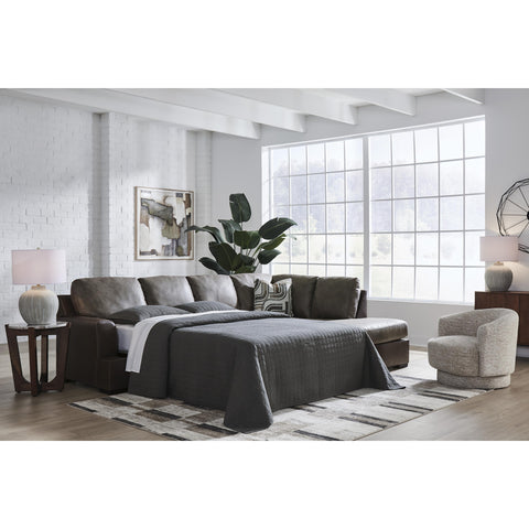  Signature Design by Ashley Castille Way PC62703S5 2 pc Sleeper Sectional with Chaise IMAGE 3